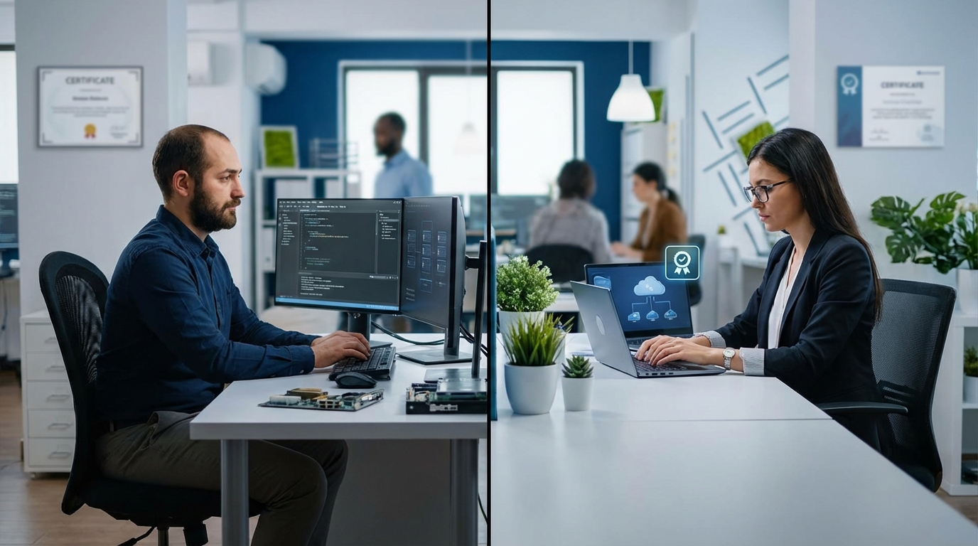 AWS Solutions Architect vs Developer: Best Cert 2025 | Hydranode Blog ...